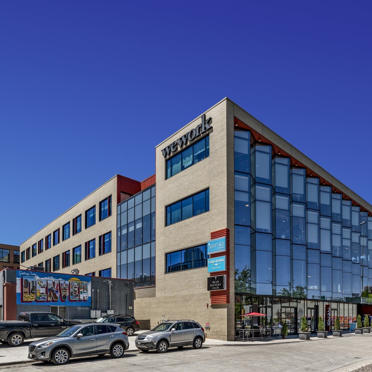 WeWork tenant improvements, 1550 Wewatta Street and 2420 17th Street, Denver CO