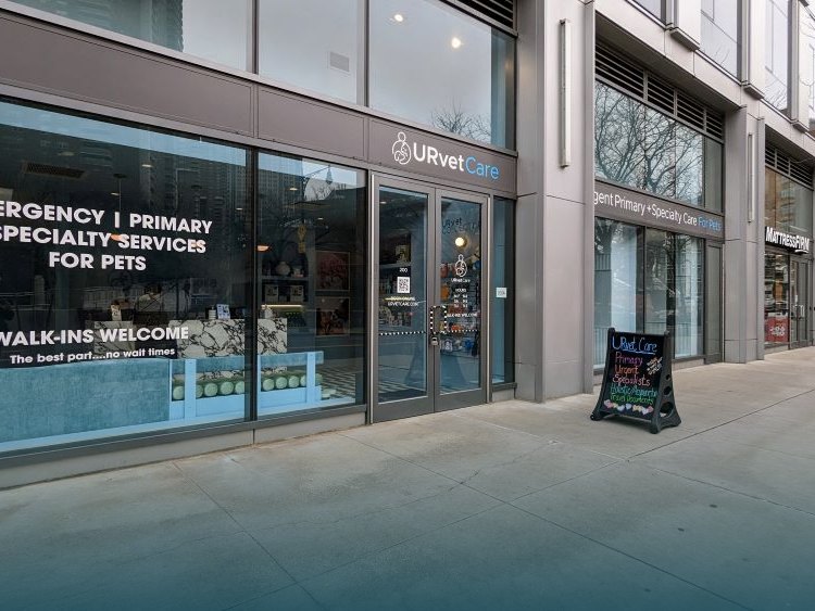 URvet Care clinic storefront, New York NY