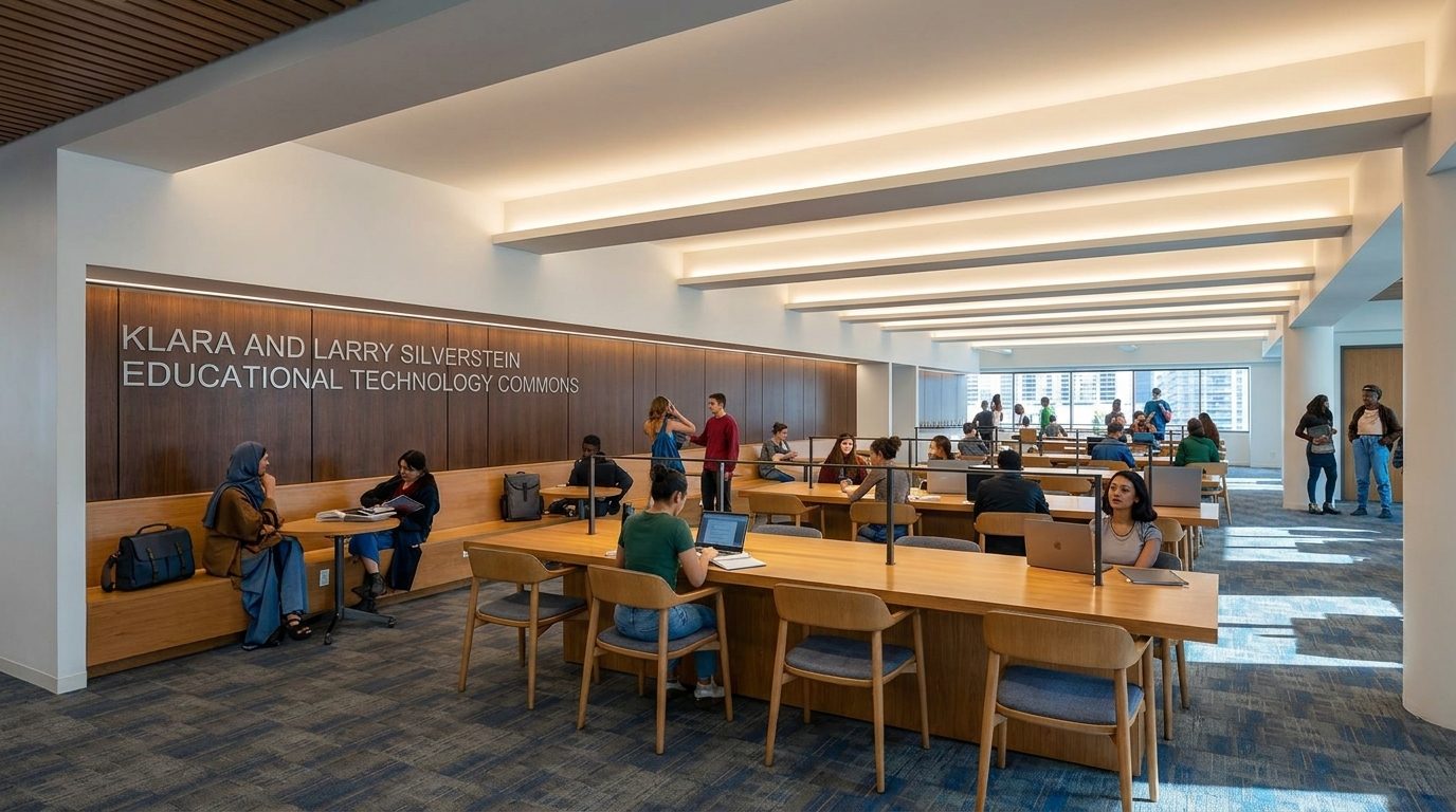 Hunter College Library, view 1