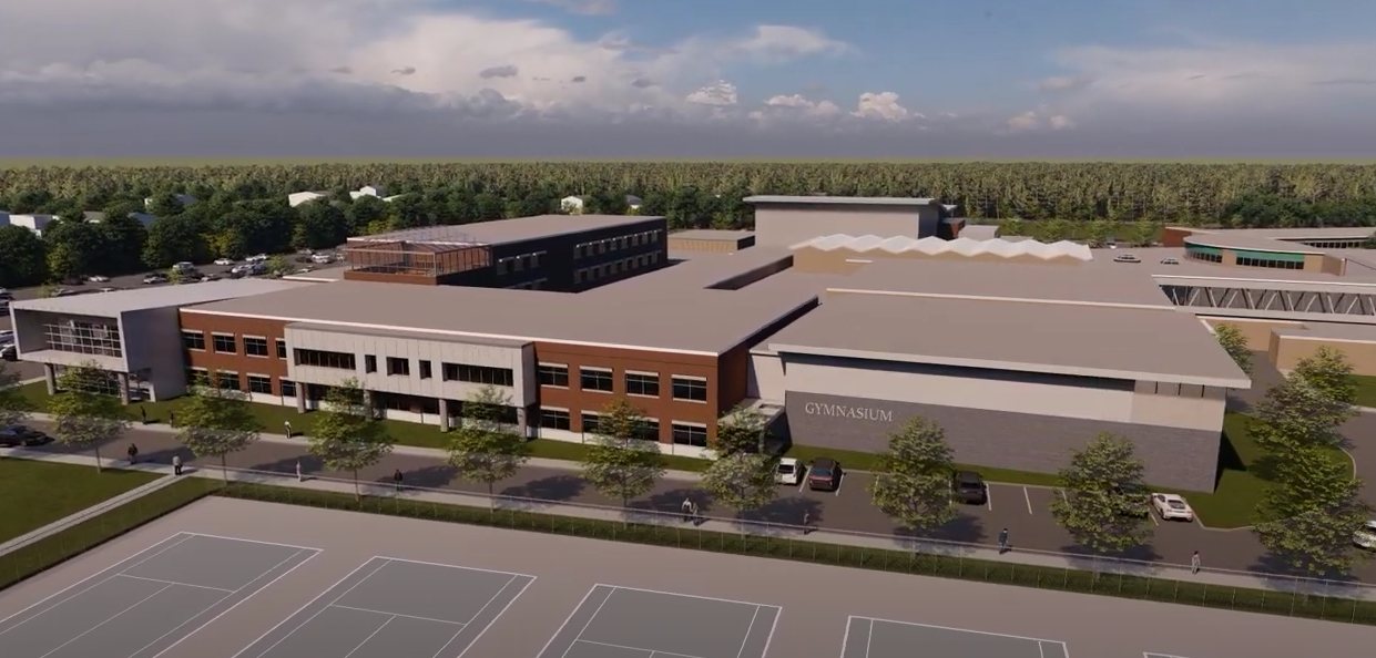 J.P. Stevens High School, view 3