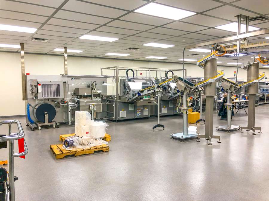 Confidential aseptic fill-finish vaccine facility expansion
